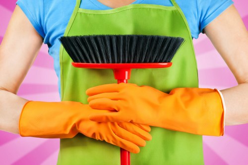 After builders cleaning in a local commercial space in BR1