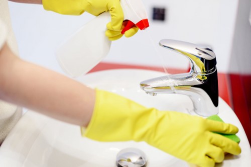 Inspecting and cleaning upholstered furniture with care in BR1